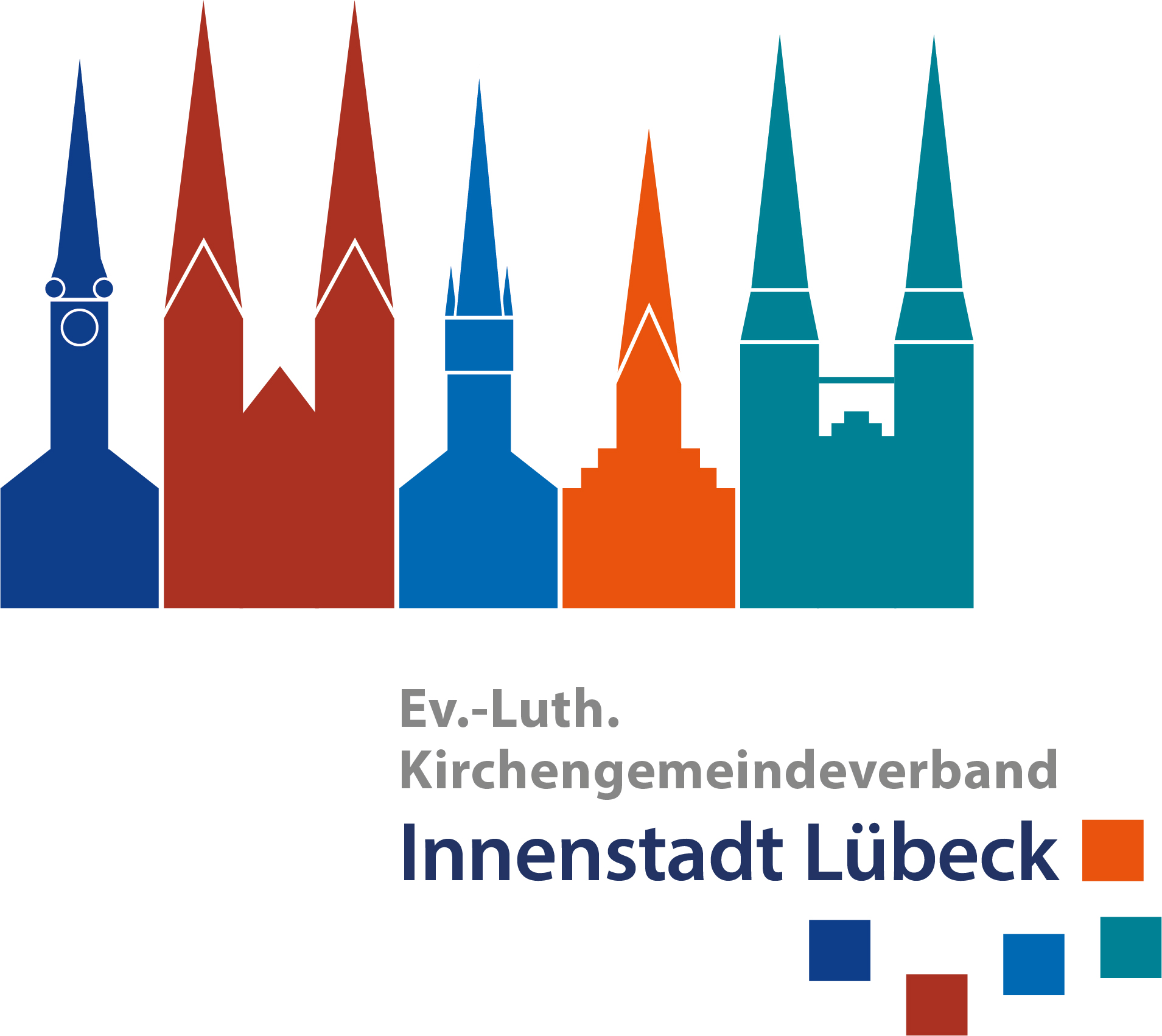 Logo des Evangelisch-Lutherischen Kirchengemeindeverbandes Innenstadt Lübeck